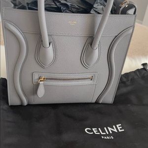 MICRO LUGGAGE HANDBAG IN BABY DRUMMED CALFSKIN